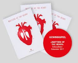 Scheufelen’s “Matters of the heart” 2017 calendar wins gold